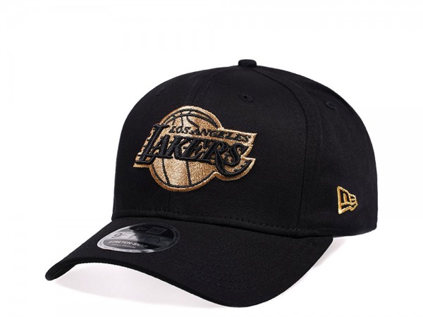 New Era Los Angeles Lakers Black and Gold Edition 9Fifty Stretch Snapback Cap
