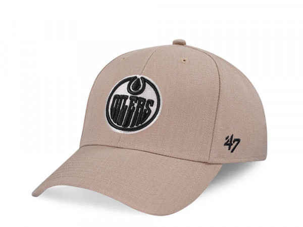 47Brand Edmonton Oilers Vintage Khaki MVP Snapback Cap