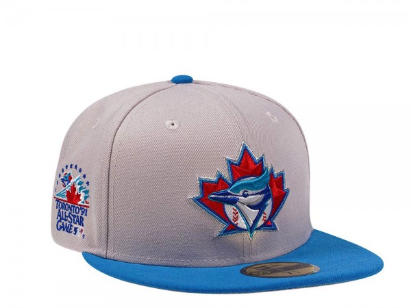New Era Toronto Blue Jays All Star Game 1991 Stone and Fresh Blue Edition 59Fifty Fitted Cap