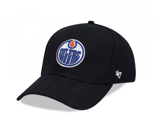47Brand Edmonton Oilers Black MVP Snapback Cap