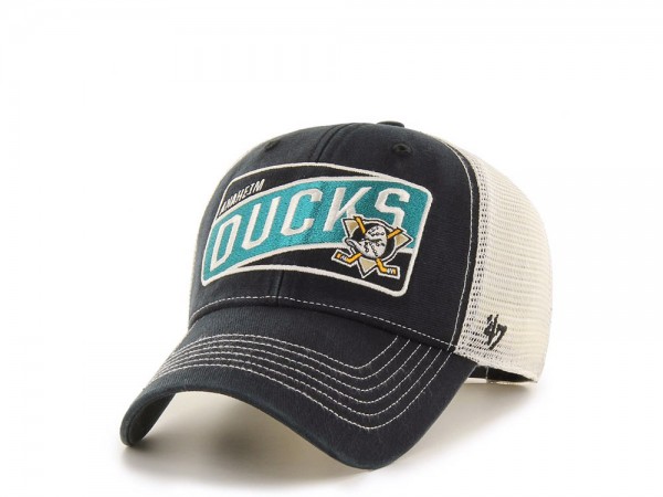 47Brand Anaheim Ducks Slash Patch MVP Trucker Snapback Cap