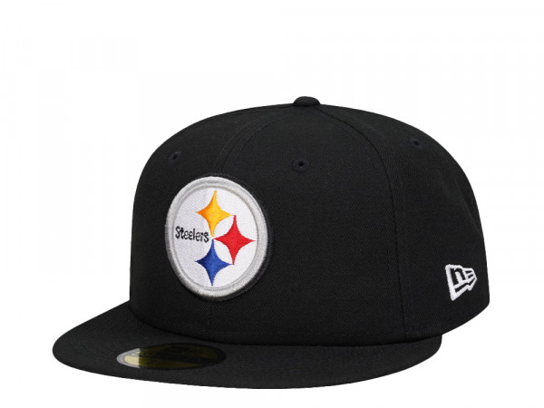 New Era Pittsburgh Steelers Black Classic Edition 59Fifty Fitted Cap