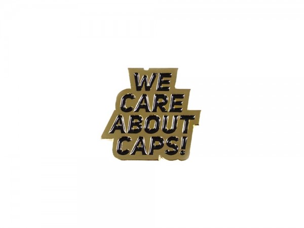 Family Pin We care about Caps! Gold Edition