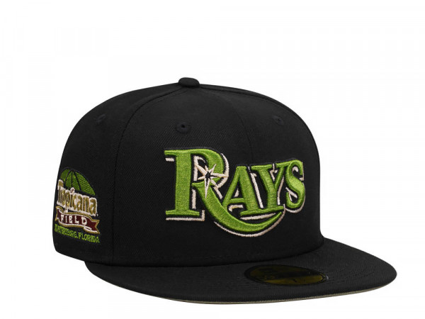 New Era Tampa Bay Rays Tropicana Field Olive Black Edition 59Fifty Fitted Cap