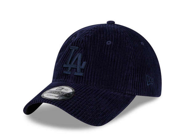 New Era Los Angeles Dodgers Cord Wide Navy 9Forty Strapback Cap