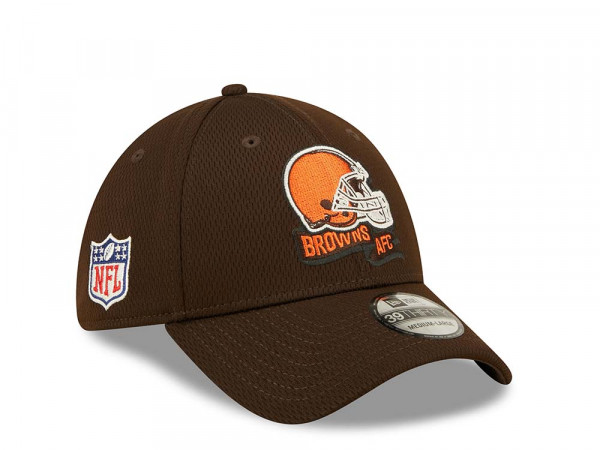 New Era Cleveland Browns Brown Coach NFL Sideline 2022 39Thirty Stretch Cap