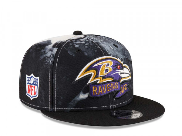New Era Baltimore Ravens Ink NFL Sideline 2022 9Fifty Snapback Cap
