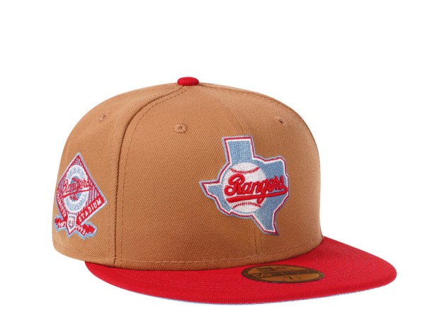 New Era Texas Rangers Arlington Stadium Prime Two Tone Edition 59Fifty Fitted Cap