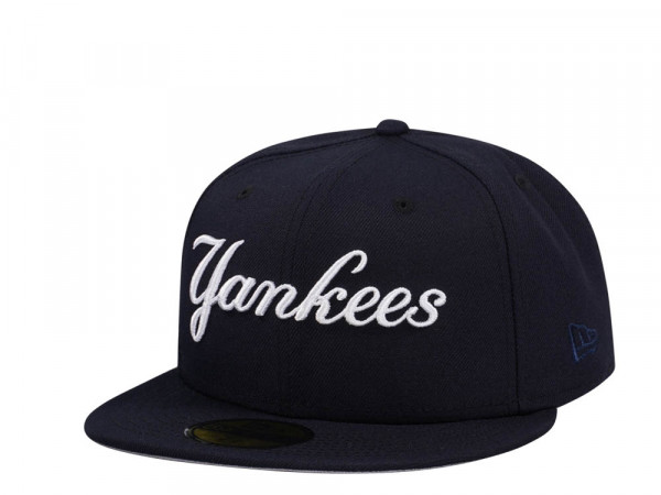 New Era New York Yankees Navy Classic Edition 59Fifty Fitted Cap