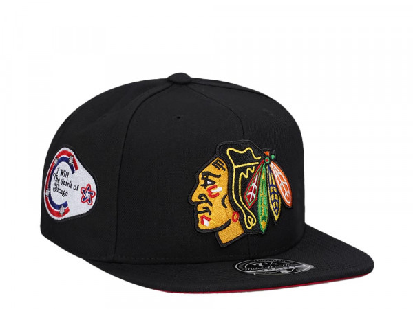 Mitchell & Ness Chicago Blackhawks Spirit of Chicago Edition Dynasty Fitted Cap