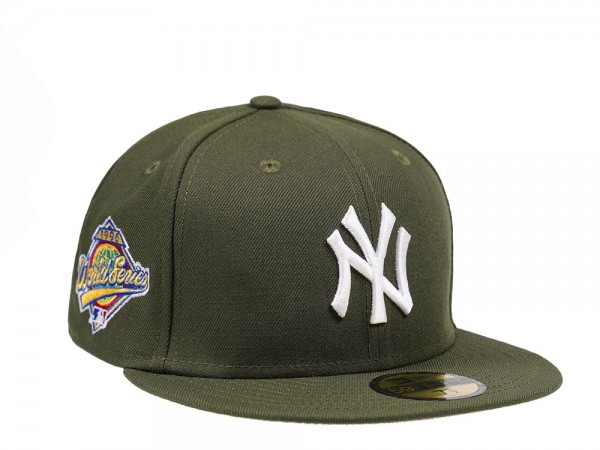 New Era New York Yankees World Series 1996 Rifle Green and Stone Edition 59Fifty Fitted Cap