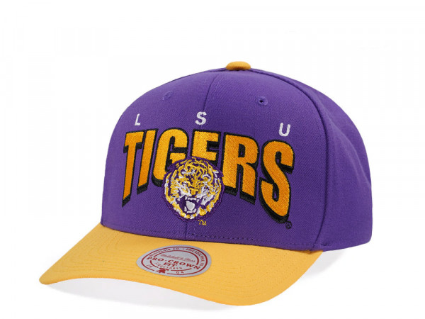 Mitchell & Ness LSU Tigers Pro Crown Fit Purple Snapback Cap
