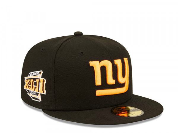 New Era New York Giants Super Bowl XLII Black Summerpop Edition 59Fifty Fitted Cap