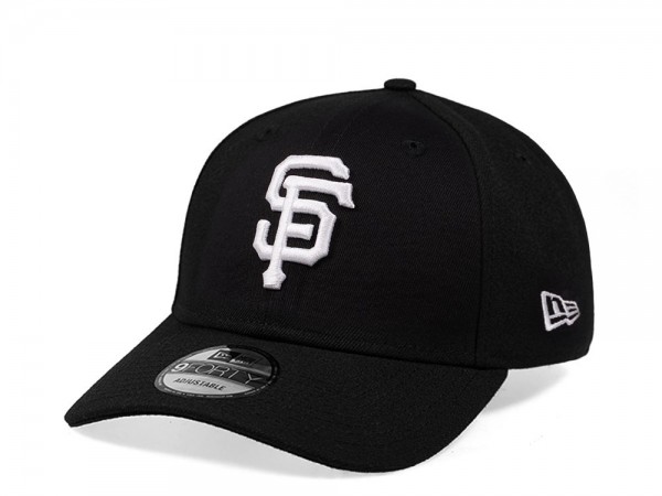 New Era San Francisco Giants Black and White Edition 9Forty Snapback Cap