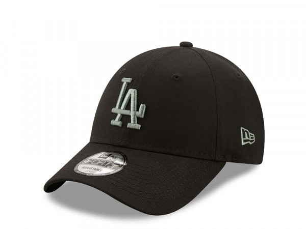 New Era Los Angeles Dodgers League Essential Black 9Forty Strapback Cap