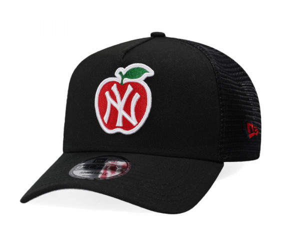 New Era New York Yankees Big Apple Trucker Edition A Frame Snapback Cap