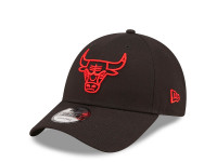 New Era Chicago Bulls League Essential Black 9Forty Strapback Cap