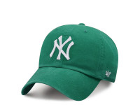 47Brand New York Yankees Kelly Green Clean up Strapback Cap