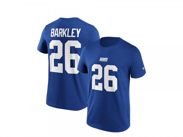 Fanatics New York Giants Saquon Barkley Name & Number T-Shirt