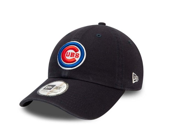 New Era Chicago Cubs Black Casual Classic Strapback Cap