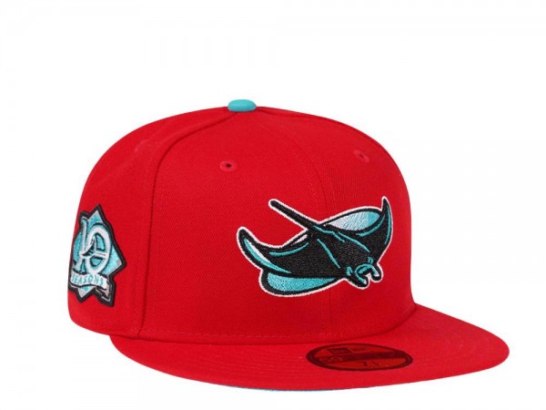 New Era Tampa Bay Rays 10th Anniversary Metallic Color Flash Edition 59Fifty Fitted Cap