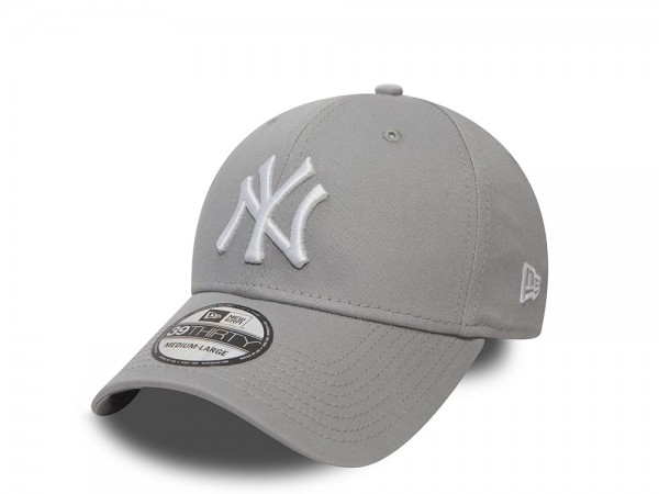 New Era New York Yankees League Basic Gray Stretch Fit 39Thirty Cap