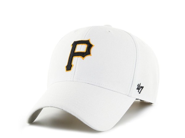 47Brand Pittsburgh Pirates Classic White Strapback Cap