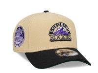 New Era Colorado Rockies 10th Anniversary Two Tone Throwback Edition 9Forty A Frame Snapback Cap