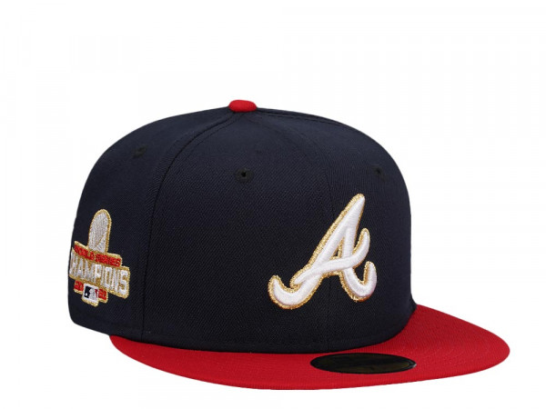 New Era Atlanta Braves World Series Champions 2021 Two Tone Prime Edition 59Fifty Fitted Cap