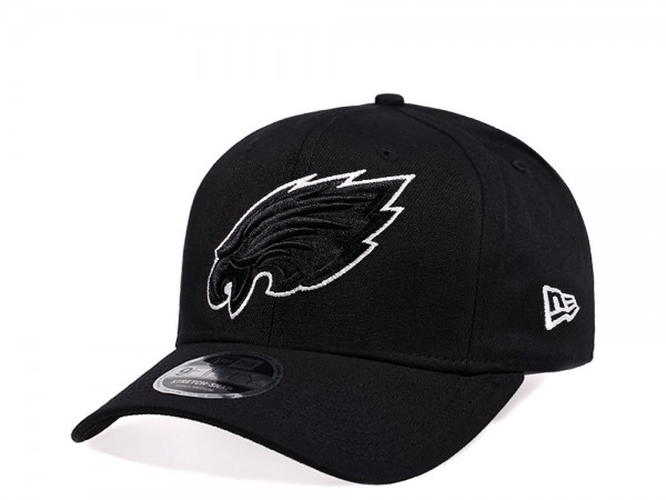 New Era Philadelphia Eagles Logo Black Hit Edition 9Fifty Stretch Snapback Cap