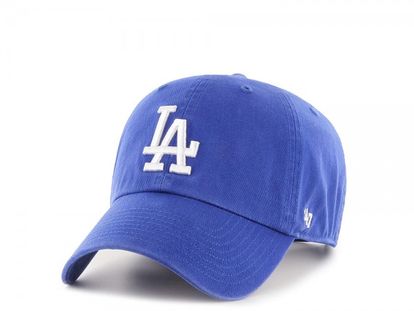 47Brand Los Angeles Dodgers Blue Clean up Strapback Cap