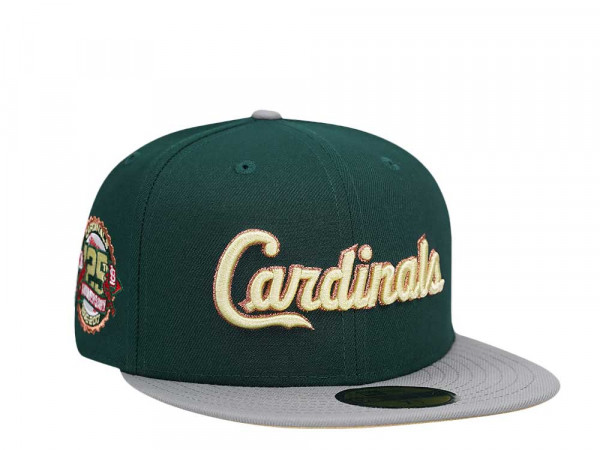 New Era St. Louis Cardinals 125th Anniversary Green Vegas Two Tone Edition 59Fifty Fitted Cap
