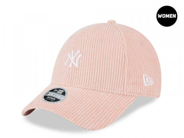 New Era New York Yankees Cord Pink Womens 9Forty Strapback Cap