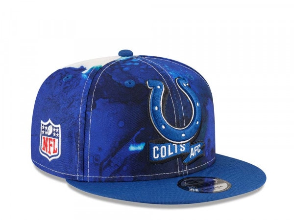 New Era Indianapolis Colts Ink NFL Sideline 2022 9Fifty Snapback Cap