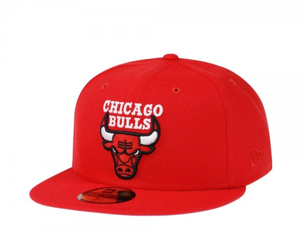 New Era Chicago Bulls Red Lavender Edition 59Fifty Fitted Cap