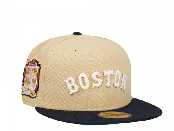 New Era Boston Red Sox All Star Game 1999 Vegas Gold Prime Two Tone Edition 59Fifty Fitted Cap