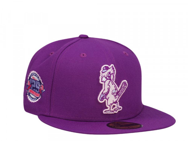 New Era St. Louis Cardinals 125th Anniversary Purple Pink Edition 59Fifty Fitted Cap