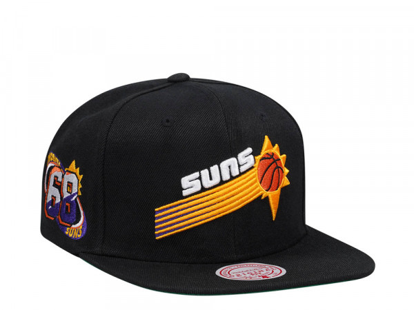 Mitchell & Ness Phoenix Suns Black Side Jam Throwback Edition Snapback Cap