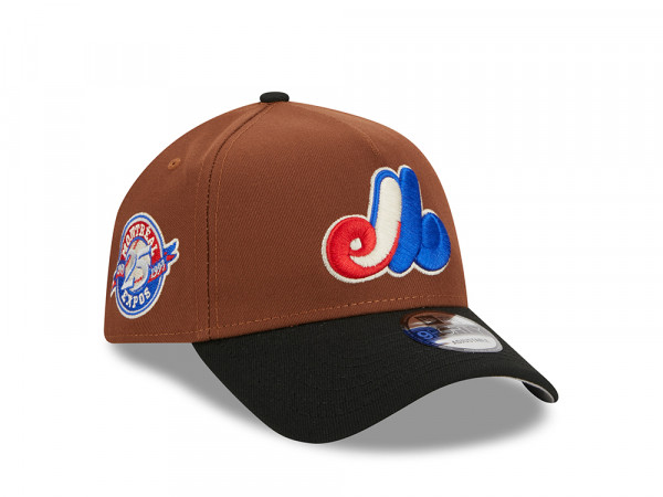 New Era Montreal Expos 25th Anniversary Harvest Two Tone 9Forty A Frame Snapback Cap