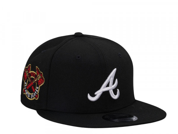 New Era Atlanta Braves World Series 1876 Black Classic Edition 9Fifty Snapback Cap