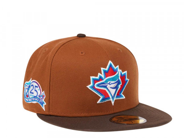New Era Toronto Blue Jays 25th Anniversary Bourbon and Suede Edition 59Fifty Fitted Cap