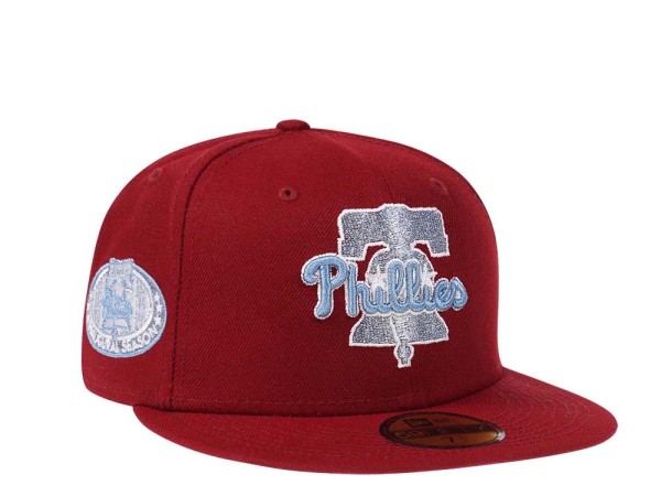 New Era Philadelphia Phillies Inaugural Season 2004 Smooth Red Iced Edition 59Fifty Fitted Cap