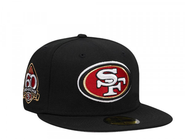 New Era San Francisco 49ers 60 Seasons Black Classic Edition 59Fifty Fitted Cap