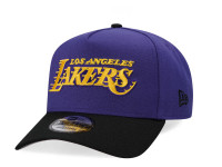 New Era Los Angeles Lakers Purple Two Tone Edition 9Forty A Frame Snapback Cap