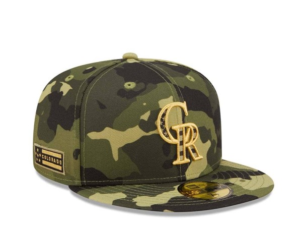 New Era Colorado Rockies Armed Forces Day 2022 59Fifty Fitted Cap