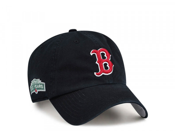 47Brand Boston Red Sox 100 Years Cooperstown Black Clean Up Strapback Cap