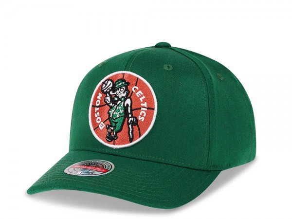 Mitchell & Ness Boston Celtics Team Ground Red Line Solid Flex Snapback Cap