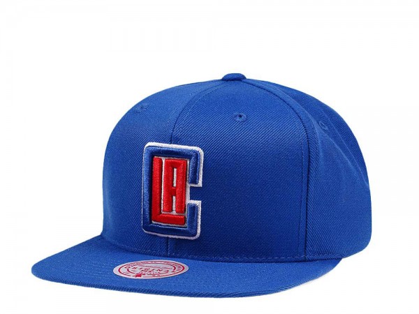 Mitchell & Ness Los Angeles Clippers Wool Solid Snapback Cap