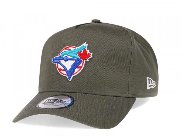 New Era Toronto Blue Jays Olive Edition A Frame Snapback Cap