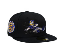 New Era Milwaukee Brewers 50th Anniversary Mascot Metallic Edition 59Fifty Fitted Cap